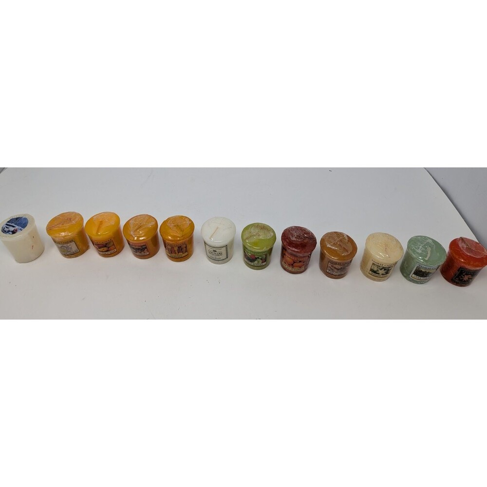 Yankee Candle Votive Lot of 12 NEW Sealed Retired Scents Cottagecore